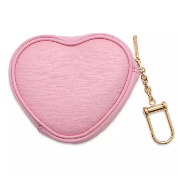 GUCCI RARE❗️ Bananya Pink Heart Mini Pouch Bag Charm Keychain FULL INCLUSION - Picture 4 of 9